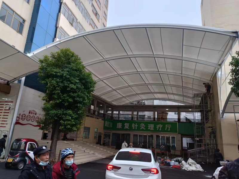2026江宁区膜结构车棚选哪家？源头厂家定制汽车充电桩停车棚-2